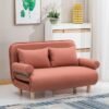 Folding Sofa Bed Leisure Recliner Fabric Breathable Lazy Sofa