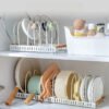 H75e513d2c4ec412ab932201dff41987bI Expandable Pan and Lid Organizer Rack